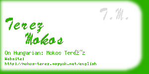 terez mokos business card